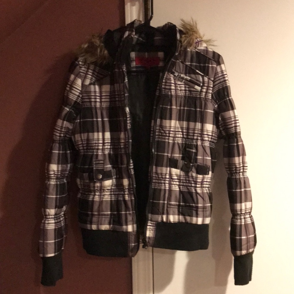 COPY - Gingham teens jacket